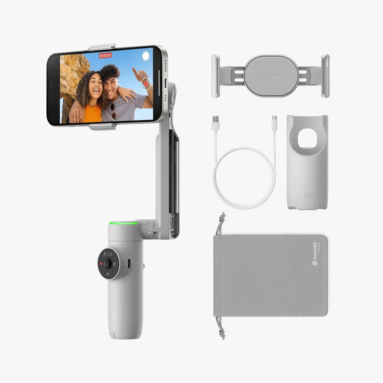 INSTA 360 Flow Pro 2.O with AI Gimble