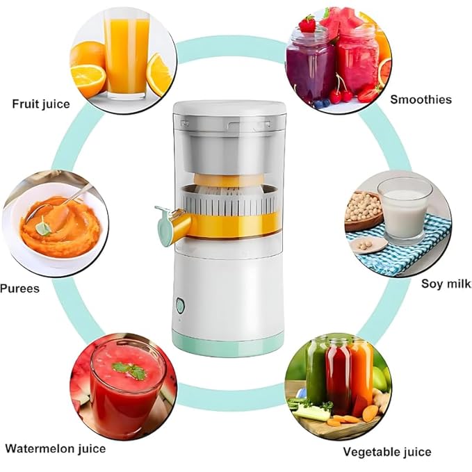š USB Rechargeable Electric Citrus Juicer ā Fresh Juice Anytime, Anywhere! š