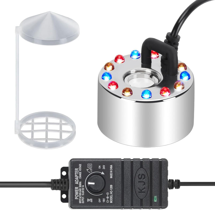 SMB 12LED Mist Maker Fogger Water Fountian Pond Air Humidifier Fog Smoke Machine  (Used for: Garden Party Areas, Acting & Theater Sets, Disco Clubs, Party Halls, Stage)