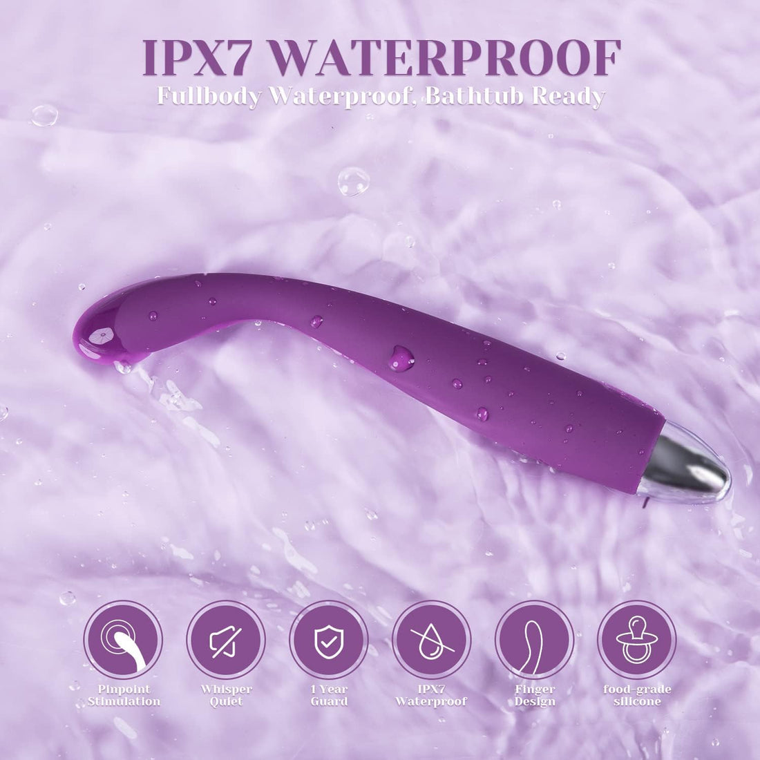 8 Seconds to Climax Finger Shaped Waterproof Vibes for Women