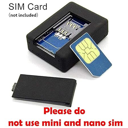 Voice Mini A8 Hidden Voice Recorder | Audio Bug Device | Spy Voice Recorder Product Microphone | Built-in Rechargeable Battery | Audio Sim Bug | GSM Sim Slot Remote Call Back