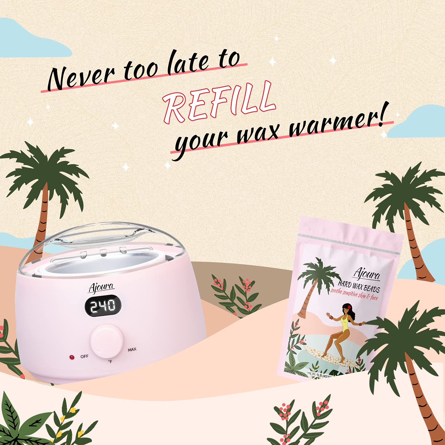 Bikini Wax Powder for Women [100gm]| Painless Hair Removal in 5–7 Mins | Natural Wax Powder with Aloe Vera, Papaya & Lavender | No Chemicals, No Irritation & Rashes, Ideal for Bikini, Legs & Underarms  | BUY 1 GET 1 FREE | ⭐️⭐️⭐️⭐️ 4.9/5 Reviews