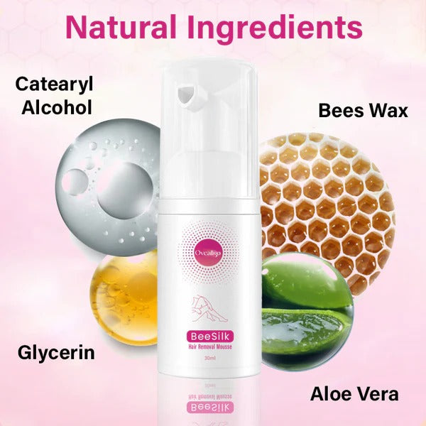 Fivfivgo™ BeeSilk Hair Removal Mousse-BUY 1 GET 1 FREE ⭐️⭐️⭐️⭐️ 4.9/5 Reviews