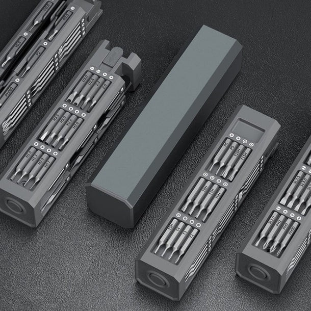 46-in-1 Compact Precision Screwdriver Set with Push Eject