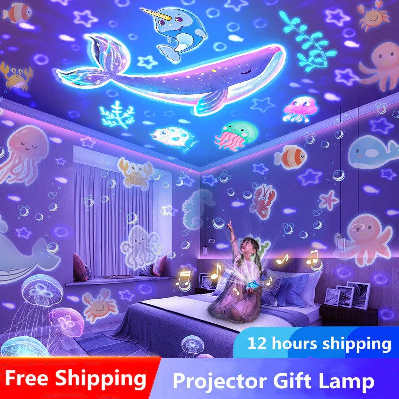 Magical Starry Night Projector Lamp for Kids