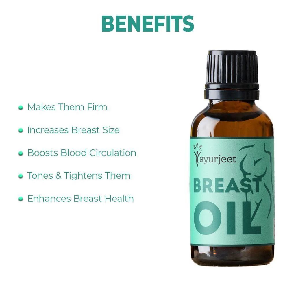 Ayurjeet Breast Oil 30 ml- BUY 1 GET 1 FREE ⭐️⭐️⭐️⭐️ 4.9/5 Reviews