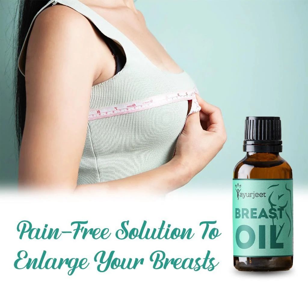 Ayurjeet Breast Oil 30 ml- BUY 1 GET 1 FREE ⭐️⭐️⭐️⭐️ 4.9/5 Reviews
