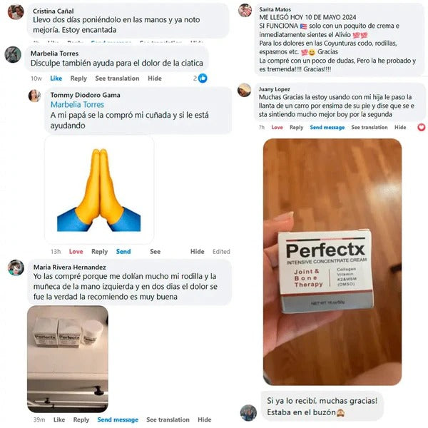 Perfectx Joint And Bone Therapy Cream Intensive Concentrate Cream Natural Joint & Bone Therapy Cream (50 g)BUY 1 GET 1 FREE ⭐️⭐️⭐️⭐️ 4.9/5 Reviews