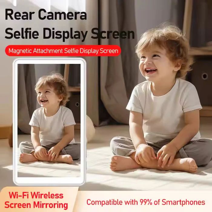 Vlog Selfie Monitor Screen For iPhone And Android