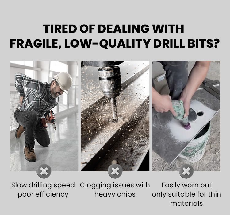 Ultra-Hard Alloy Drill Bit Kit - (Set of 13)