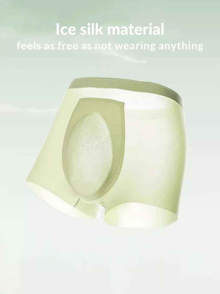 Men's Ultra-Thin Ice Silk Quick-Dry Trunks (3pcs)