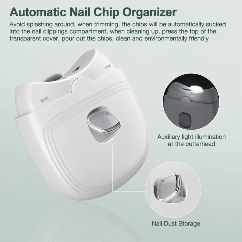 Electric Nail Trimmer – Safe, Painless Nail Grooming | Rechargeable & Quiet