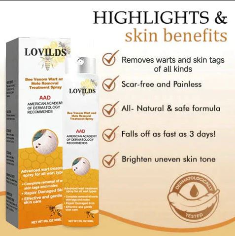 WartX™ Bee Venom Tags & Wart Treatment Spray | Buy 1 Get 1 Free